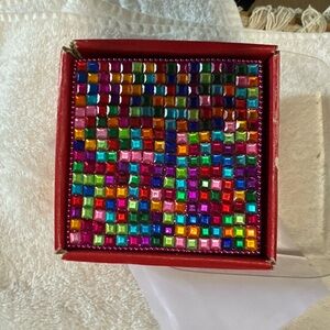Boho Pier One Jeweled Coasters